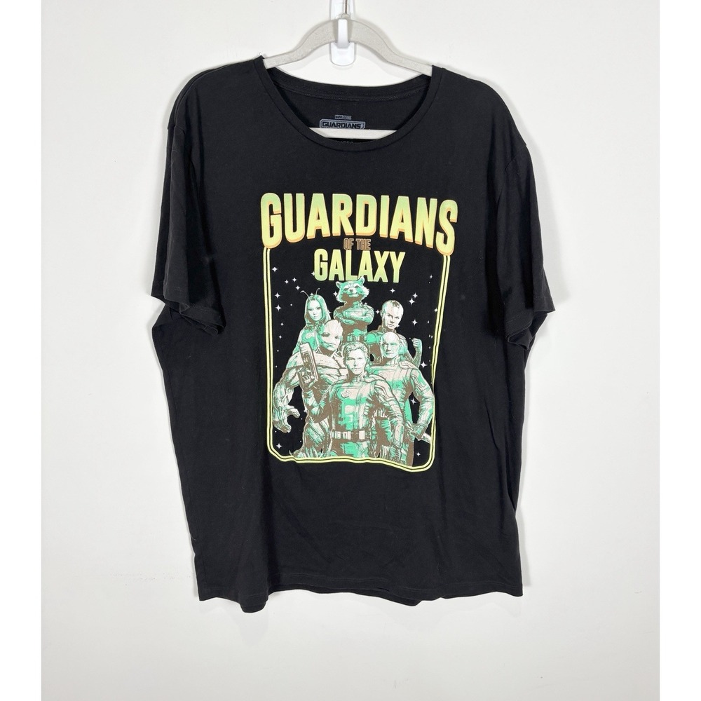 Marvel Studios Guardians Galaxy Vol 3 Men's Black Cotton Graphic T-Shirt XXL